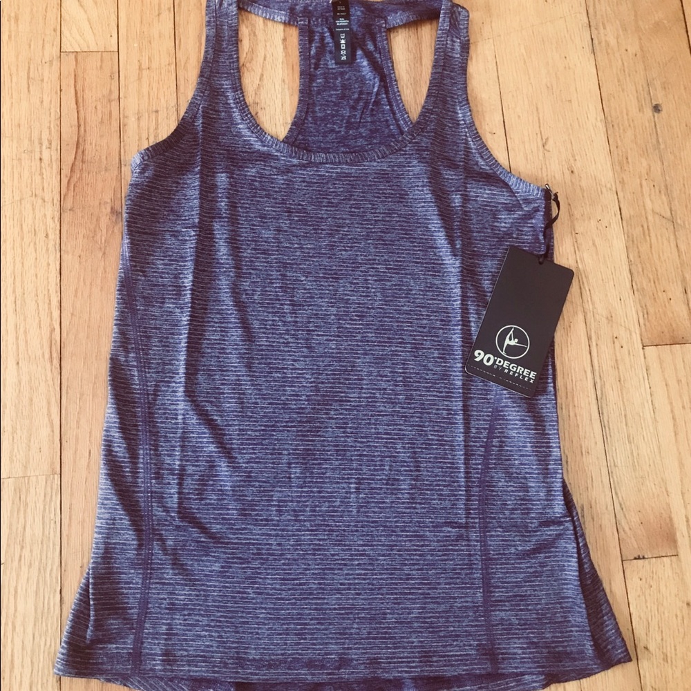 90 degree by reflex Racerback tank sz Sm NWT